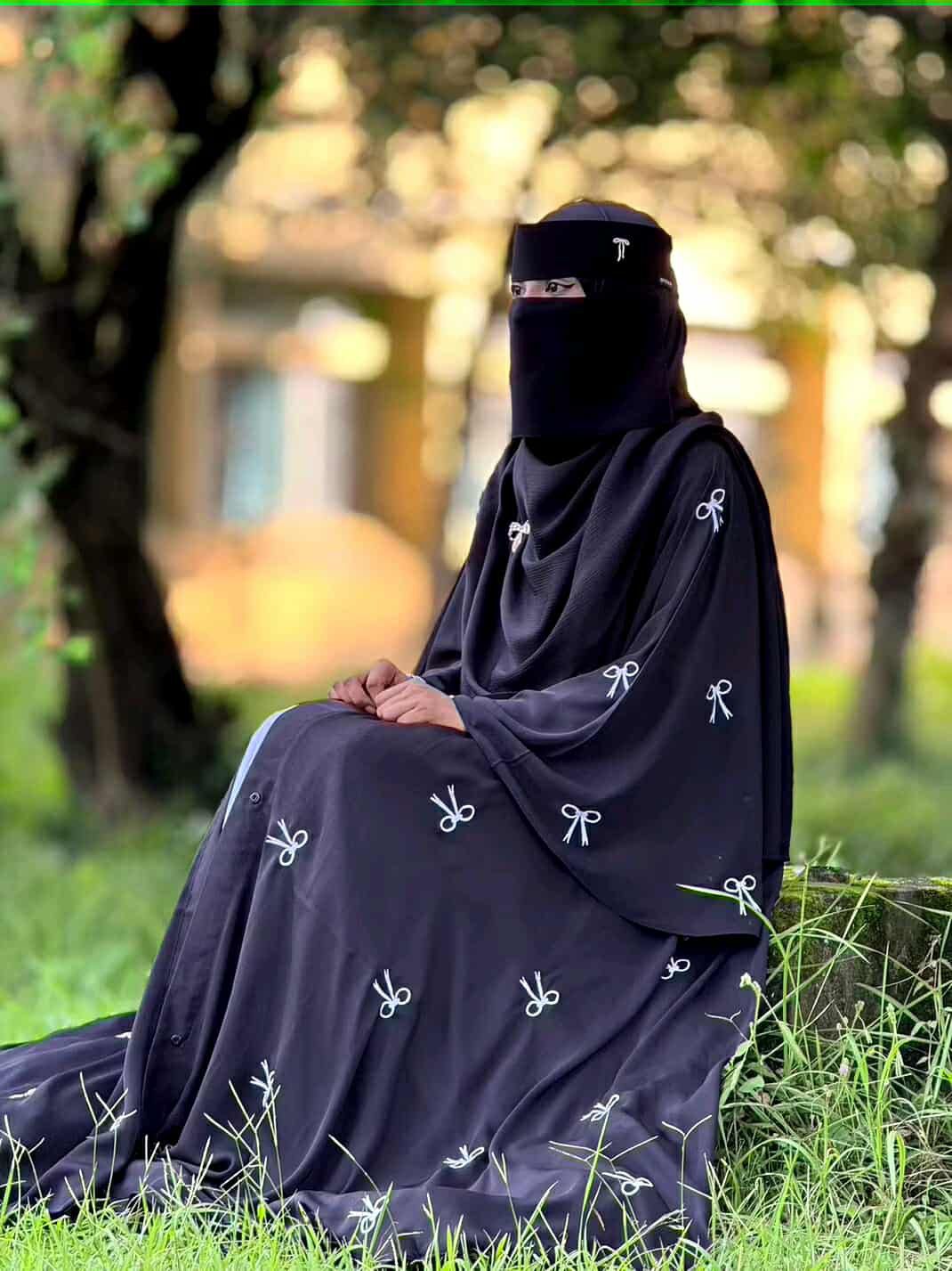 Premium Embroidery Pookie Abaya