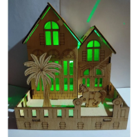 Home Decorative Wooden Showpiece