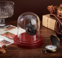 Pocket Watch Display Case Glass Watch