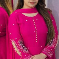 Embroidery Three Piece